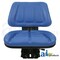 A & I Products Seat w/ Trapezoid Backrest, Blue Vinyl, 265 lb / 120 kg Weight Limit 23" x10" x19" A-T333BU - alternate 2